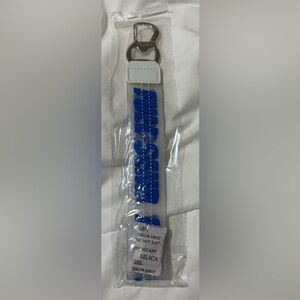 New blue FULL SEND short Lanyard with bottle opener keychain key holder